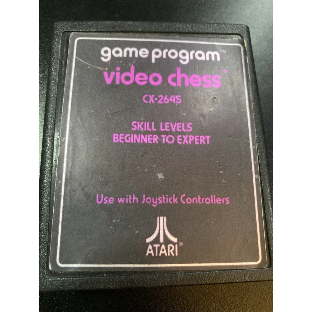 Video Chess ATARI 2600 Video Game Program Cartridge Only 1978 Vg3